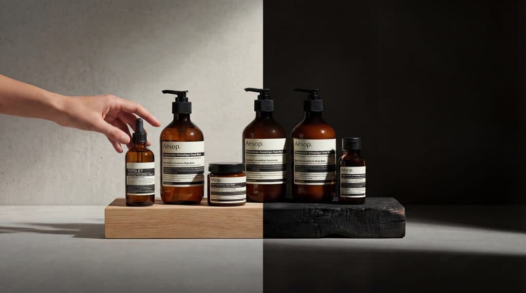 Skincare ad campaign