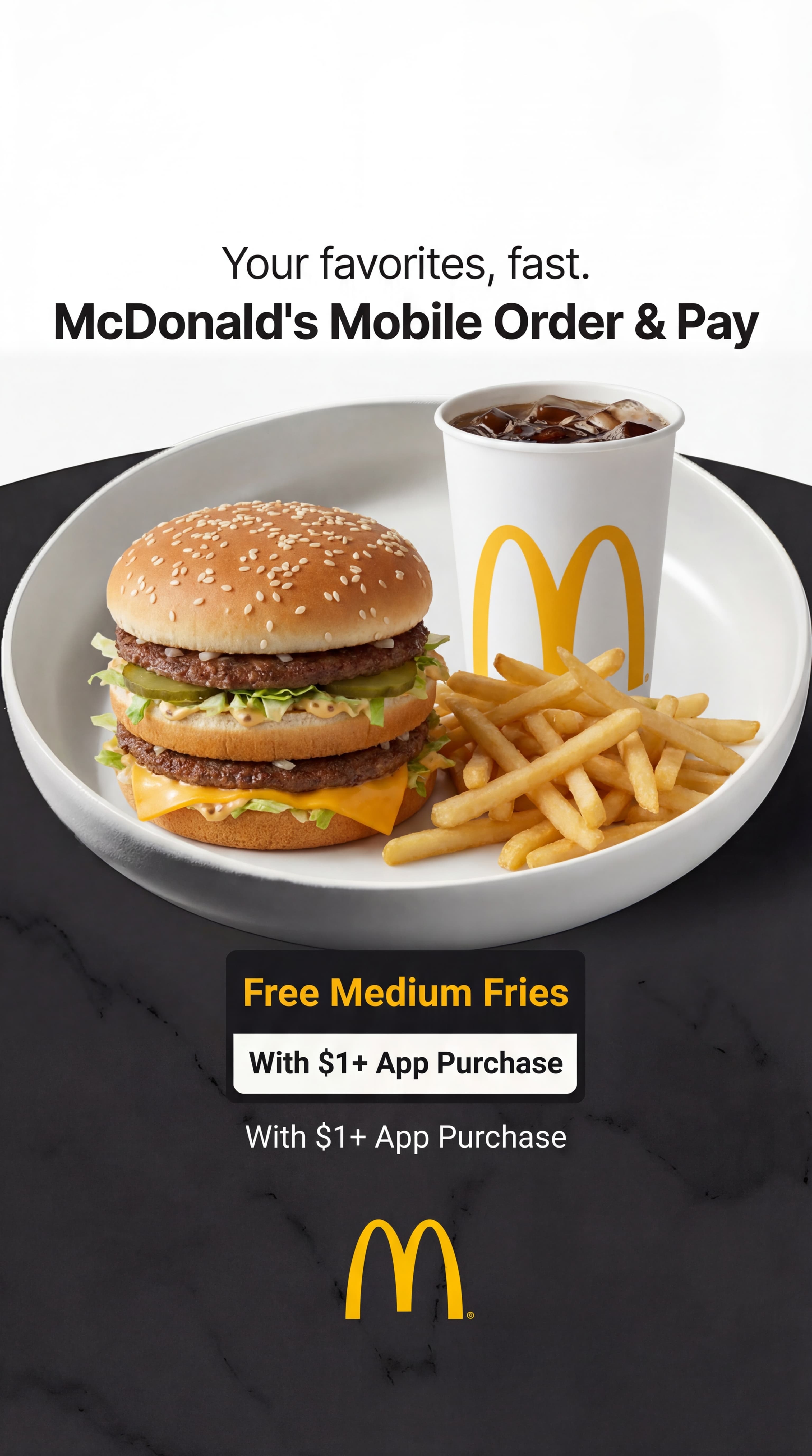 McDonalds fast food ad campaign generated with Brinx