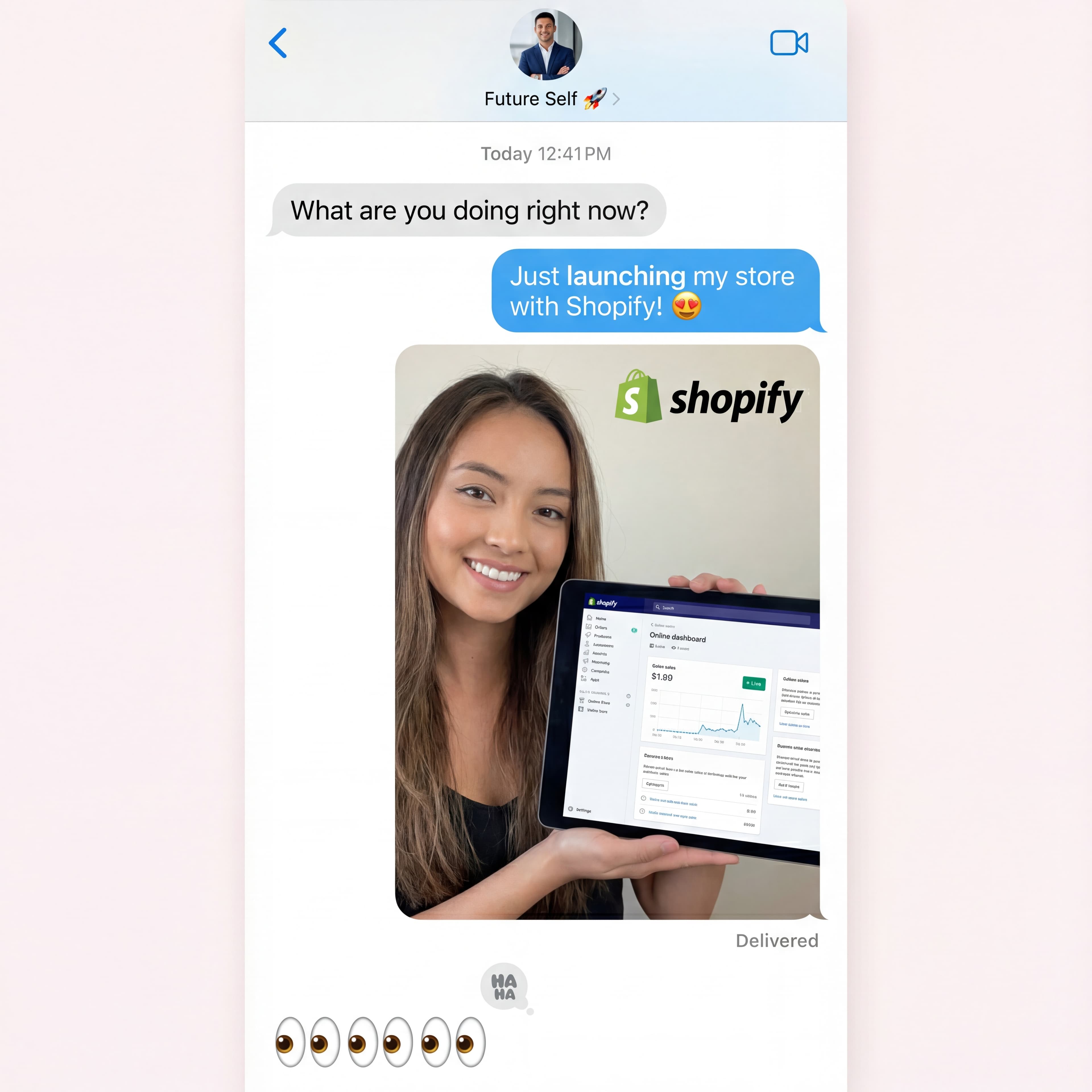 Shopify e-commerce ad campaign generated with Brinx